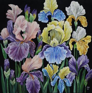 Print of Fine Art Floral Paintings by Olga Panarina