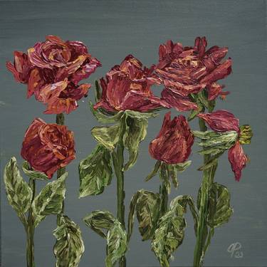 Print of Fine Art Floral Paintings by Olga Panarina