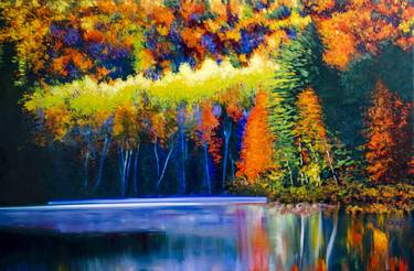 Original Impressionism Landscape Paintings by Olaf Schneider