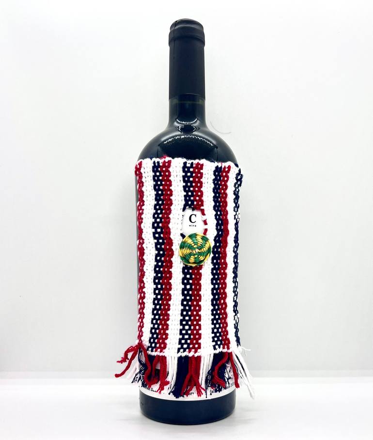 Original Symbolism Patterns Sculpture by C Wine