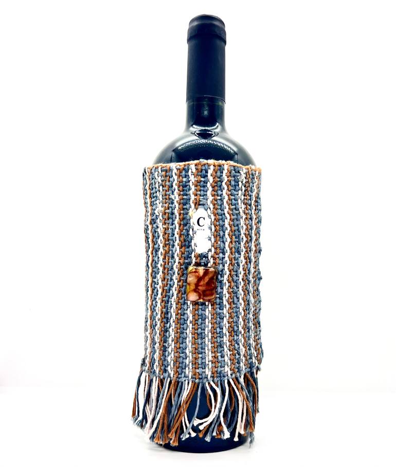 Original Symbolism Patterns Sculpture by C Wine