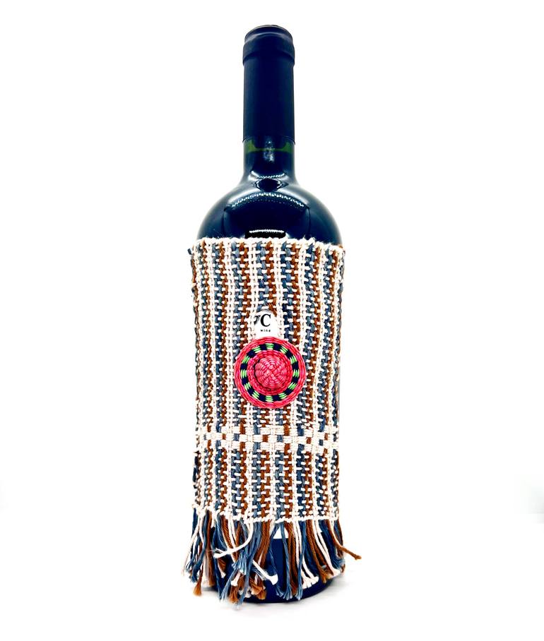 Original Symbolism Patterns Sculpture by C Wine