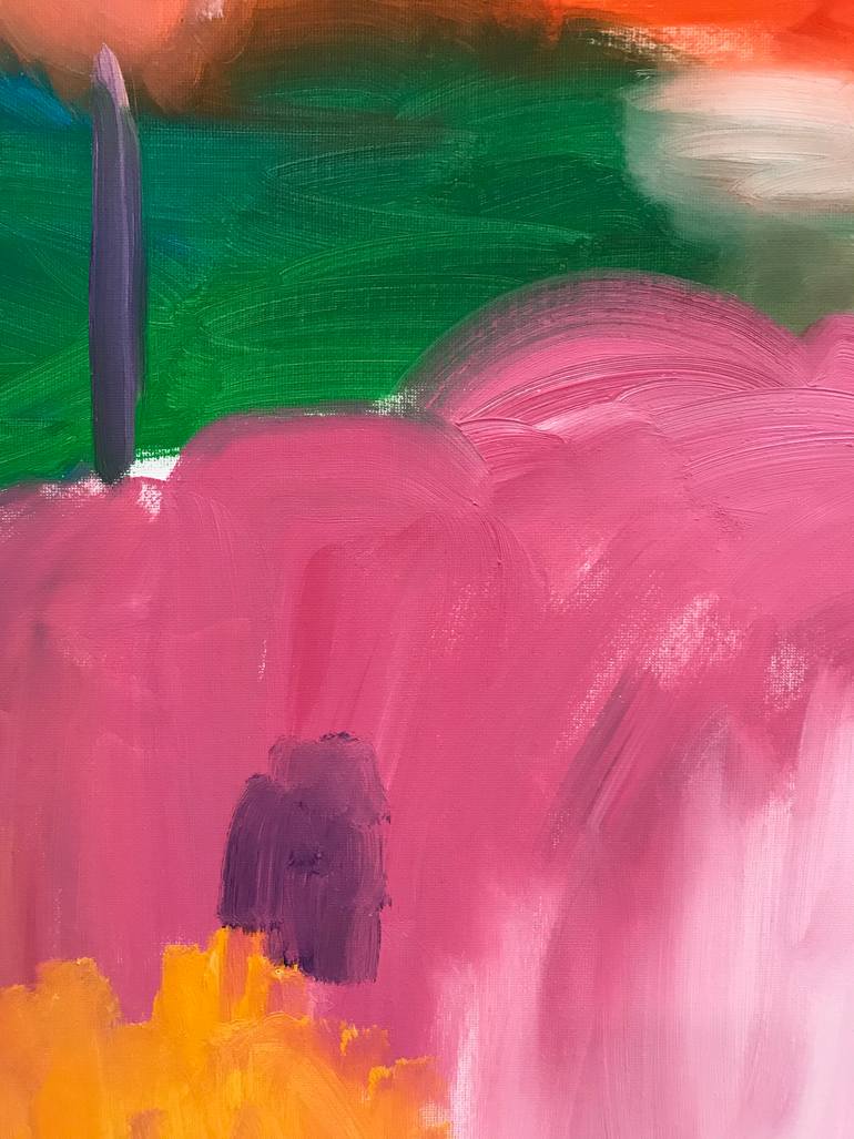 Original Abstract Landscape Painting by Juanjo Sáez