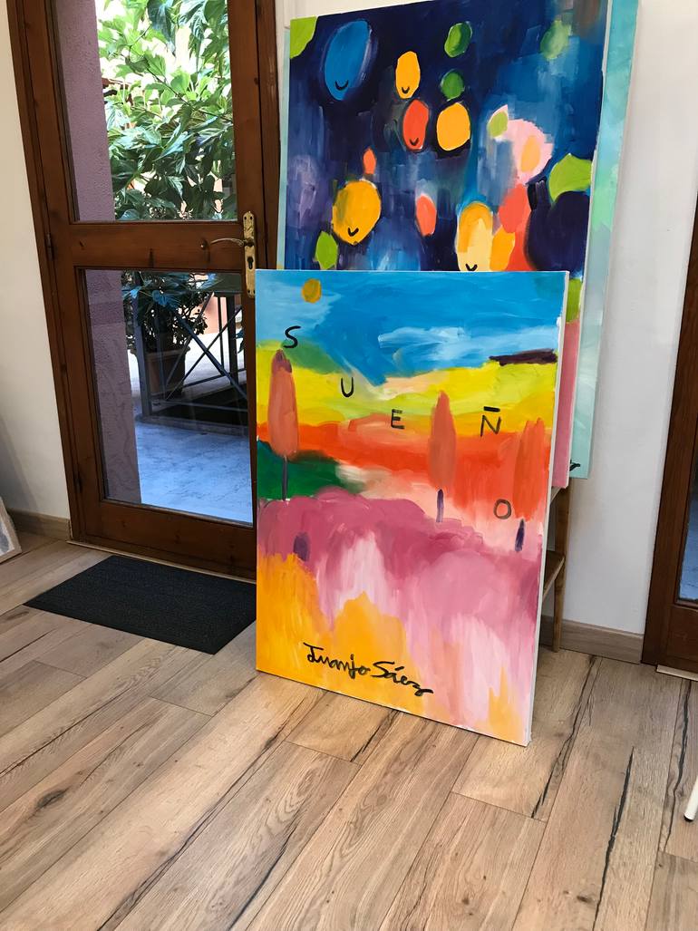 Original Abstract Landscape Painting by Juanjo Sáez