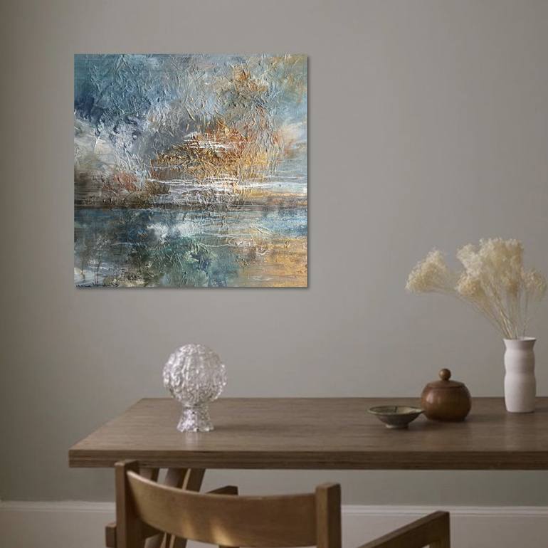 Original Abstract Landscape Painting by Ilona Hendriks