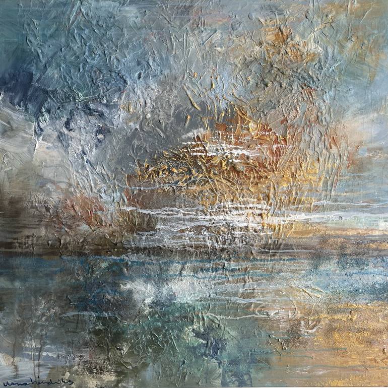 Original Abstract Landscape Painting by Ilona Hendriks