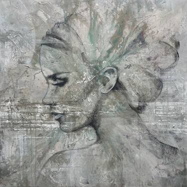 Original Abstract Expressionism Portrait Paintings by Ilona Hendriks