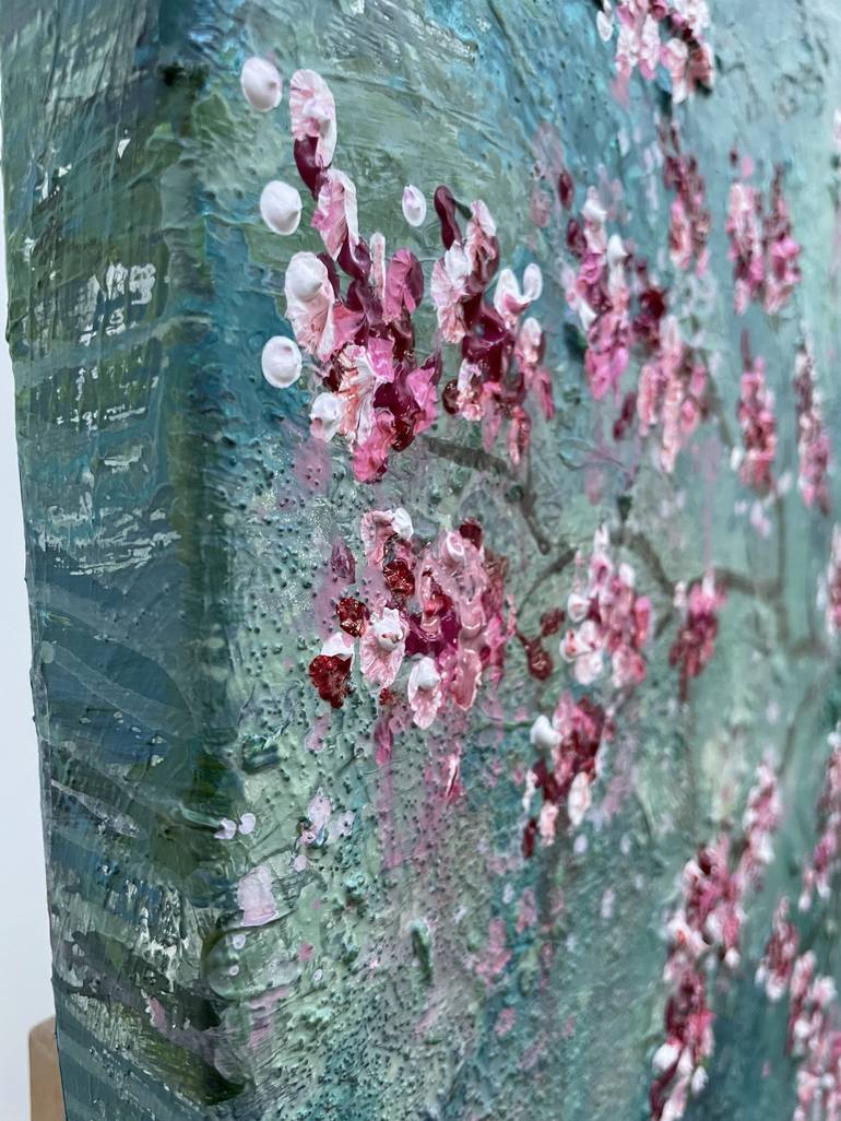 Original Abstract Expressionism Floral Painting by Ilona Hendriks
