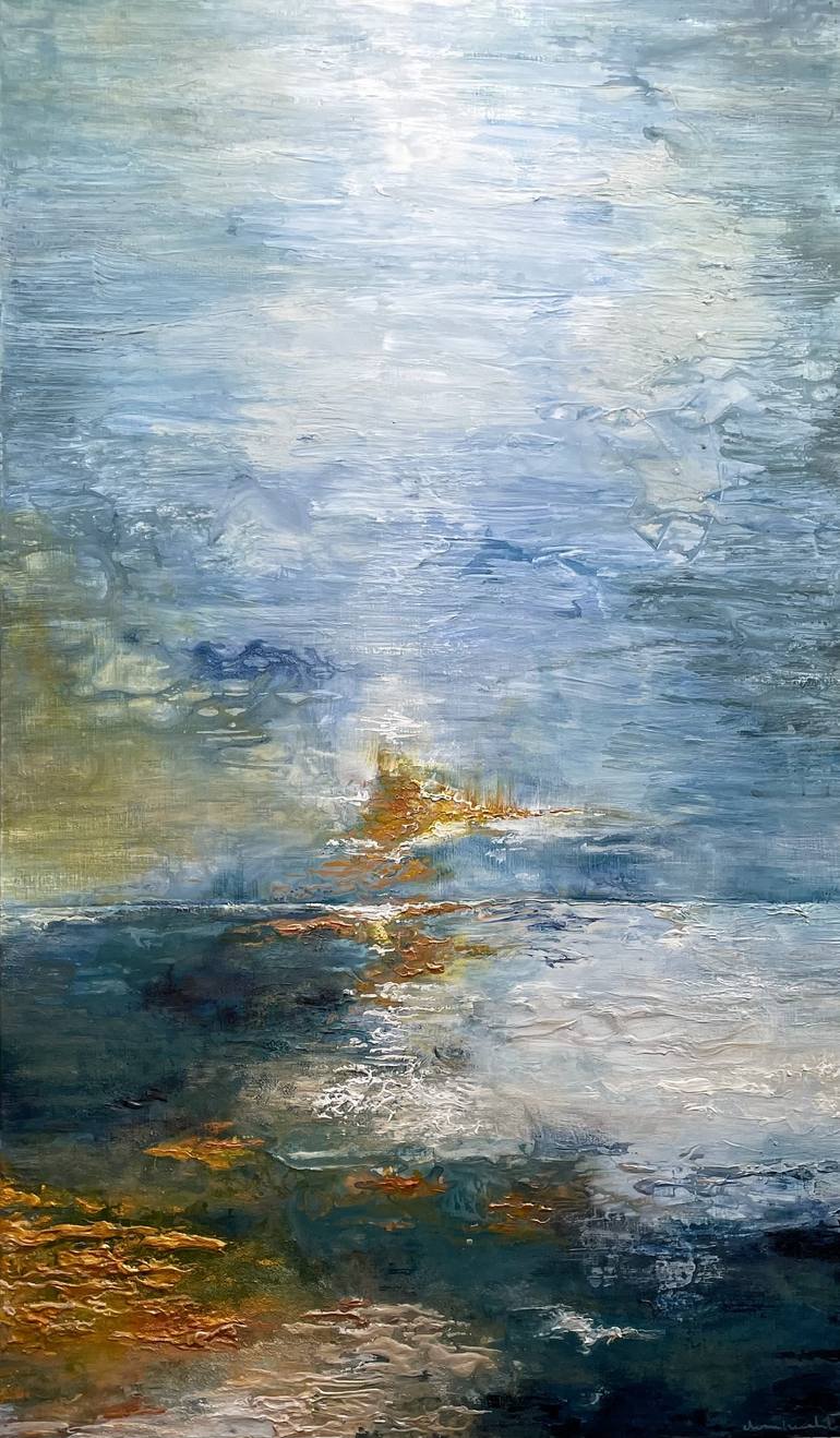 Original Abstract Expressionism Landscape Painting by Ilona Hendriks