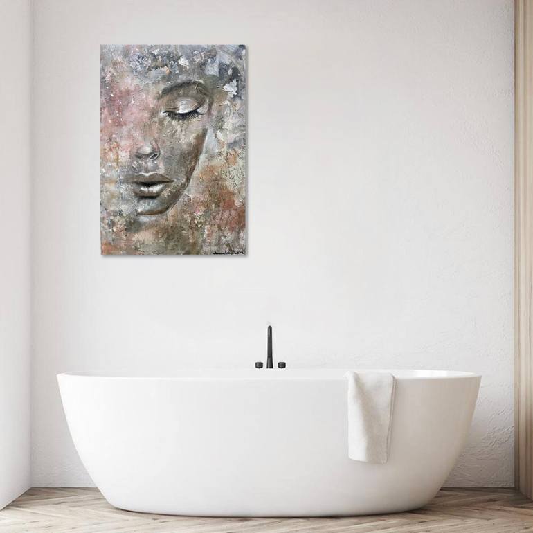 Original Abstract People Painting by Ilona Hendriks
