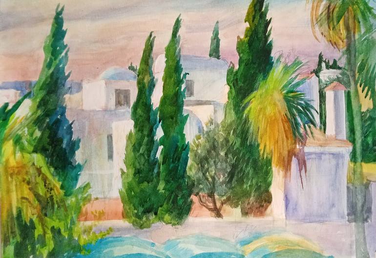 Print of Impressionism Landscape Paintings by Yuriy Kozlyuk