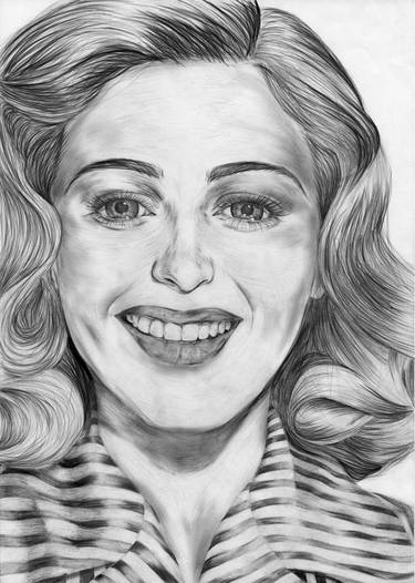 Original Realism Women Drawing by Anastasiia Roman