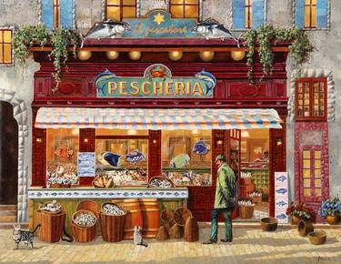 Original Food & Drink Paintings by Guido Borelli