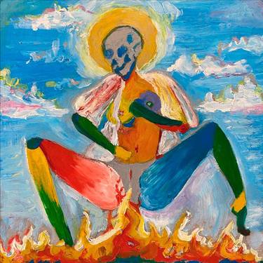 Original Expressionism Religion Paintings by Marina Pleshivceva