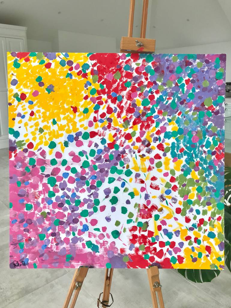 Original Abstract Expressionism Abstract Painting by Cliffside Gallery