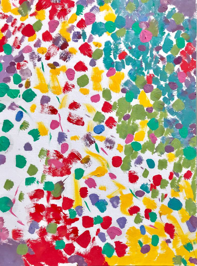 Original Abstract Expressionism Abstract Painting by Cliffside Gallery