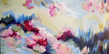 Original Abstract Expressionism Floral Paintings by JK Bleeg