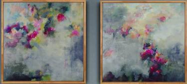 Original Abstract Floral Paintings by JK Bleeg