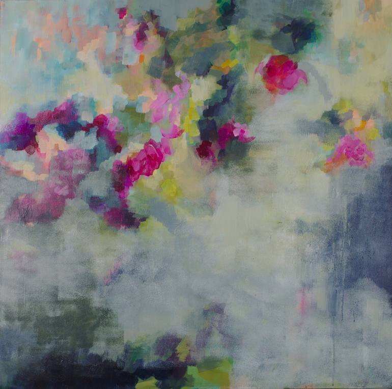 Original Abstract Floral Painting by JK Bleeg