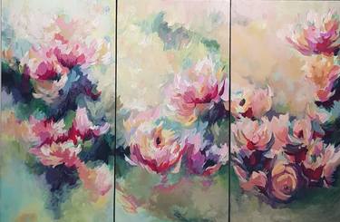 Original Fine Art Floral Paintings by JK Bleeg