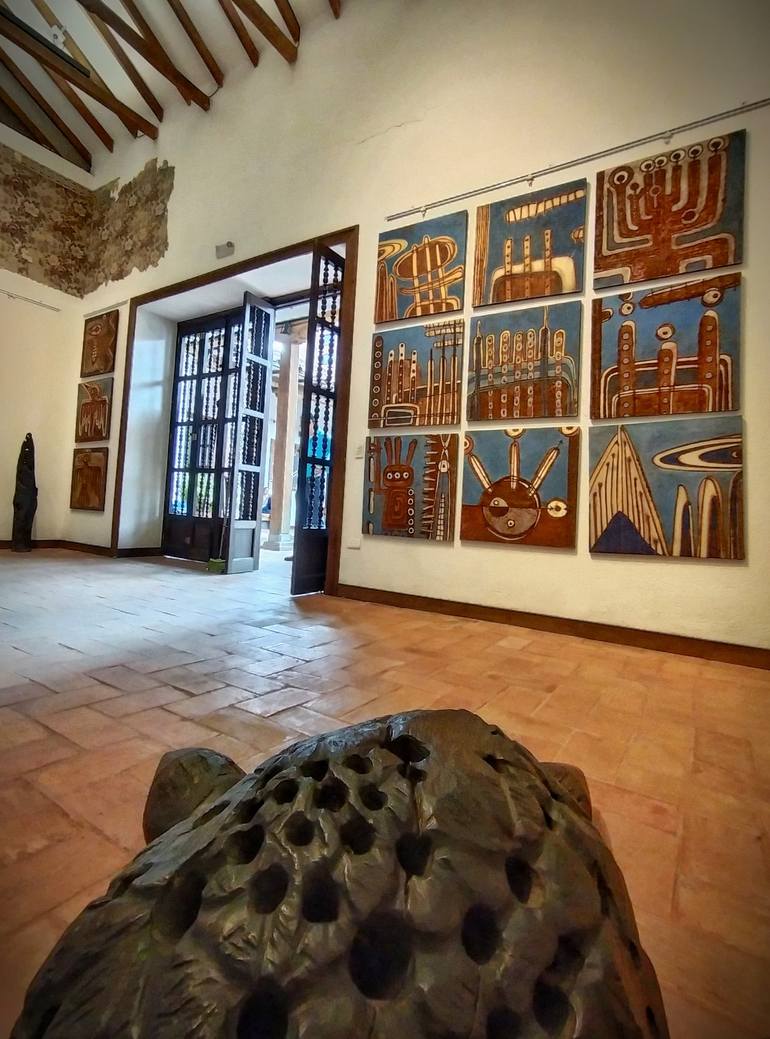 Original Abstract Painting by Oscar Londoño