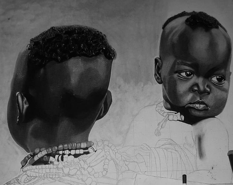 Original People Drawing by Emmie Ayinuola