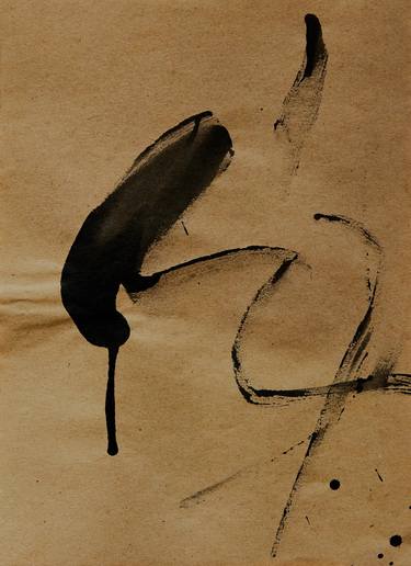 Original Abstract Calligraphy Drawings by Valentin Fedorov
