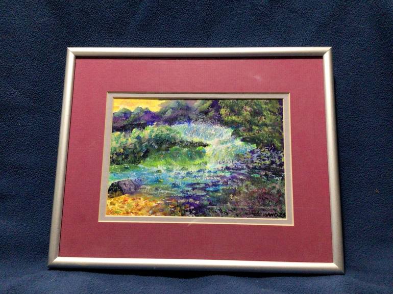 Original Impressionism Landscape Painting by C Weigand