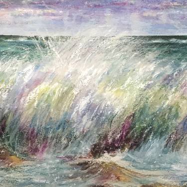 Original Abstract Expressionism Seascape Paintings by C Weigand