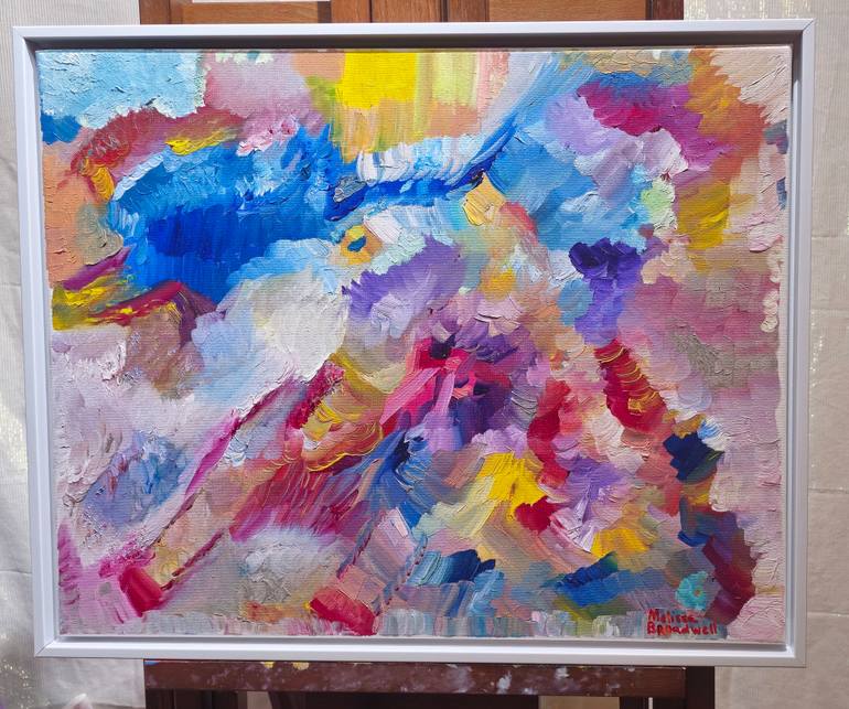 Original Abstract Expressionism Nature Painting by Melissa Broadwell