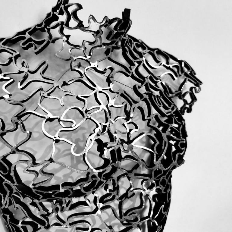 Original Figurative Body Sculpture by Djamel Eddine Hafis