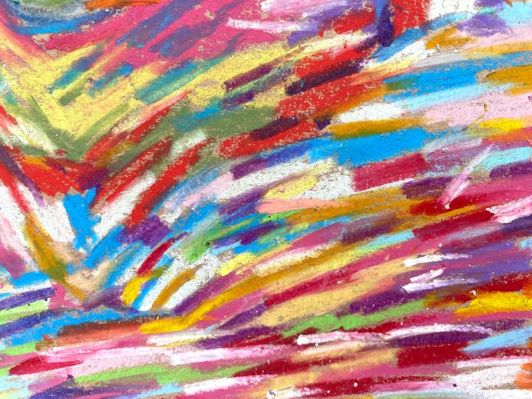 Original Abstract Expressionism Abstract Drawing by Dara Lidagovski