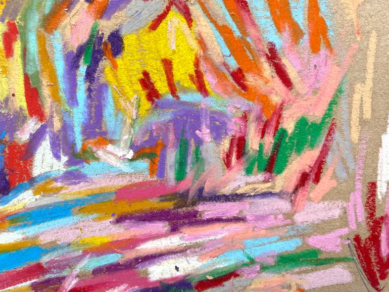 Original Abstract Expressionism Abstract Drawing by Dara Lidagovski