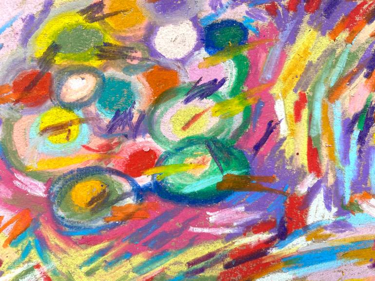 Original Abstract Expressionism Abstract Drawing by Dara Lidagovski