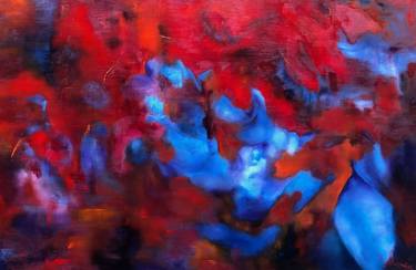 Original Abstract Portrait Paintings by karen klucowicz
