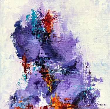 Original Abstract Portrait Paintings by karen klucowicz