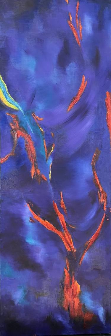 Original Abstract Expressionism Love Paintings by karen klucowicz