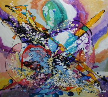 Original Abstract Paintings by Elena Bissinger