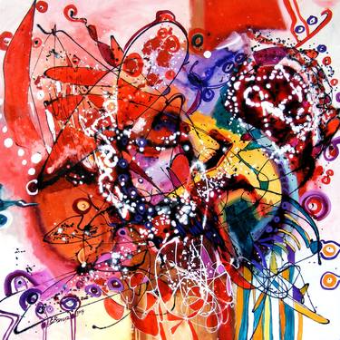 Original Abstract Paintings by Elena Bissinger