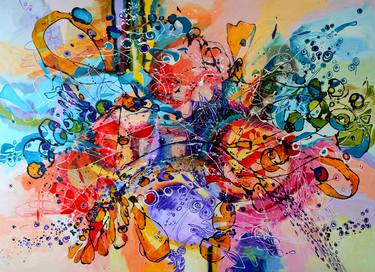 Original Abstract Paintings by Elena Bissinger