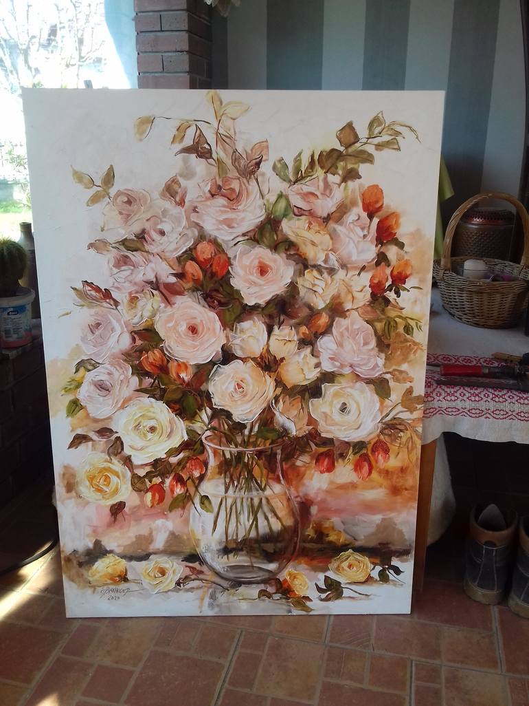 Original Botanic Painting by Elena Bissinger