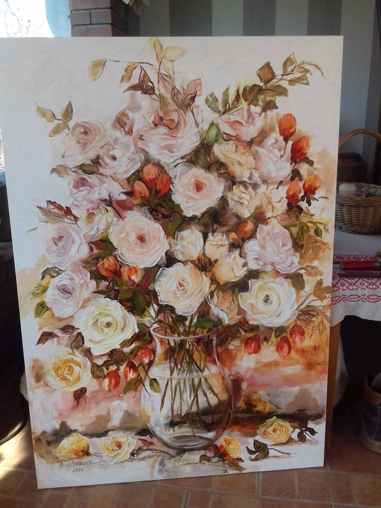 Original Botanic Painting by Elena Bissinger