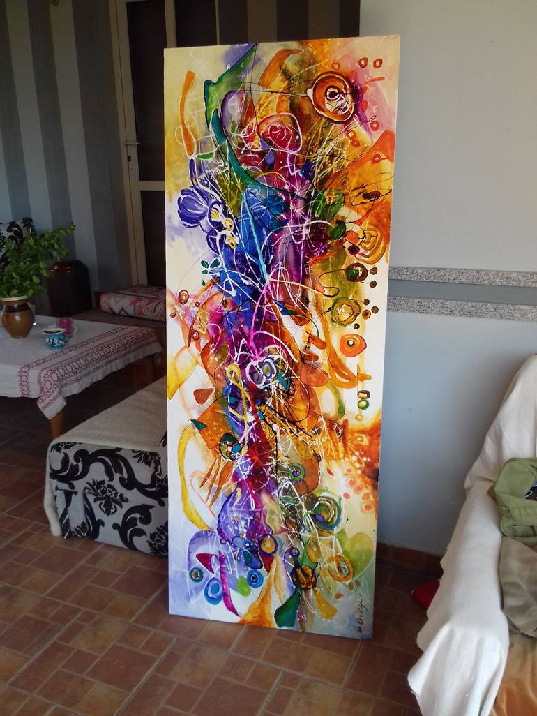 Original Abstract Painting by Elena Bissinger