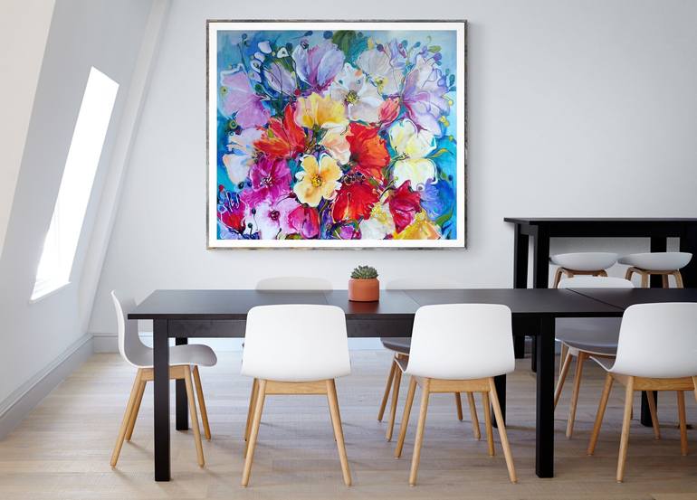 Original Abstract Painting by Elena Bissinger