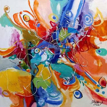Print of Abstract Paintings by Elena Bissinger