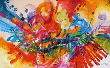 Original Abstract Paintings by Elena Bissinger