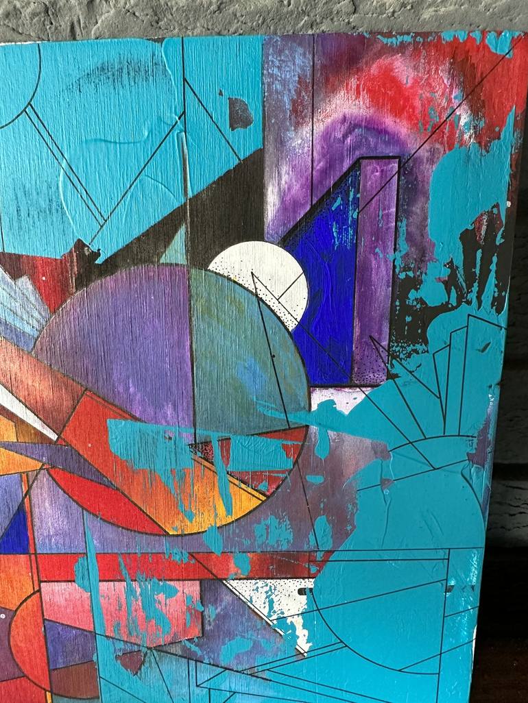 Original Abstract Painting by Lost Dog