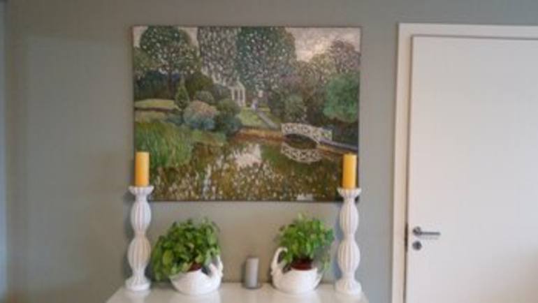 Original Impressionism Landscape Painting by Nadezda Stupina