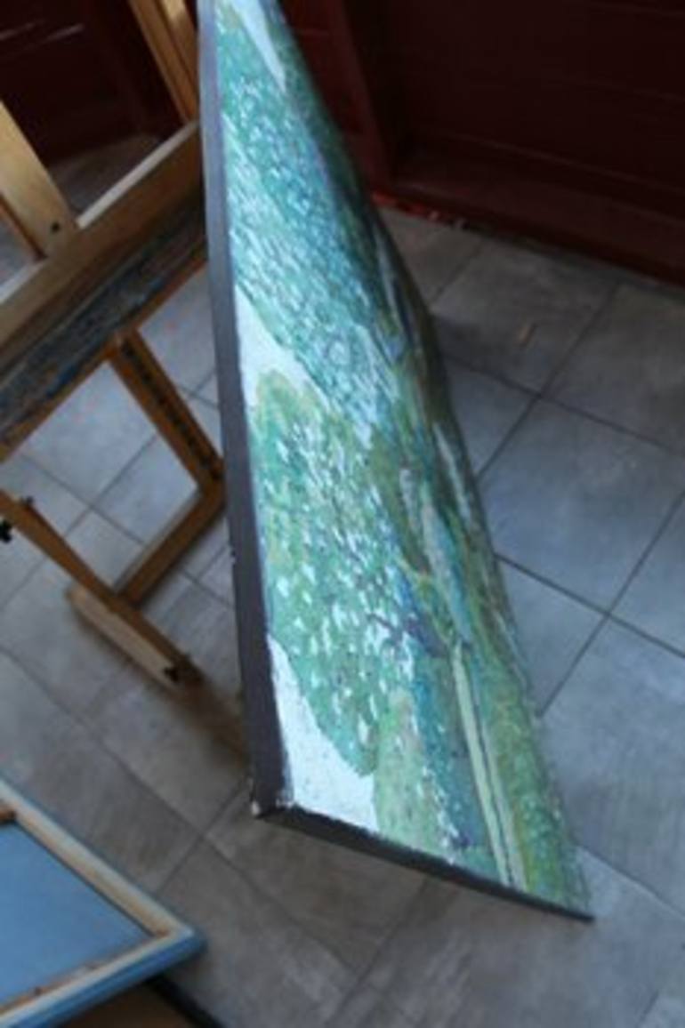Original Impressionism Landscape Painting by Nadezda Stupina