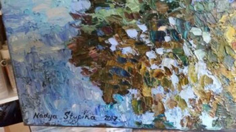 Original Landscape Painting by Nadezda Stupina